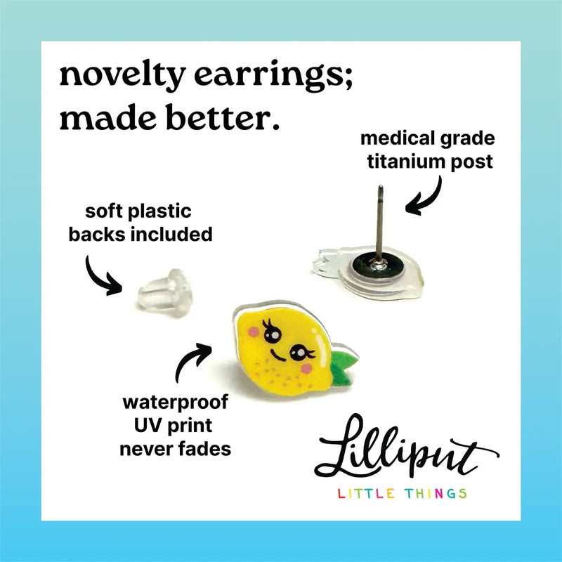 Ghost Face Scream Earrings