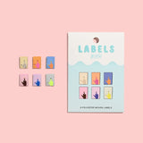 Middle Finger Mini Hands Woven Labels