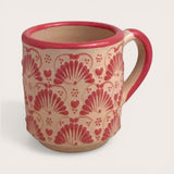 Pink Amor Talavera Coffee Mug