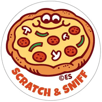 Pizza Scratch & Sniff Stickers