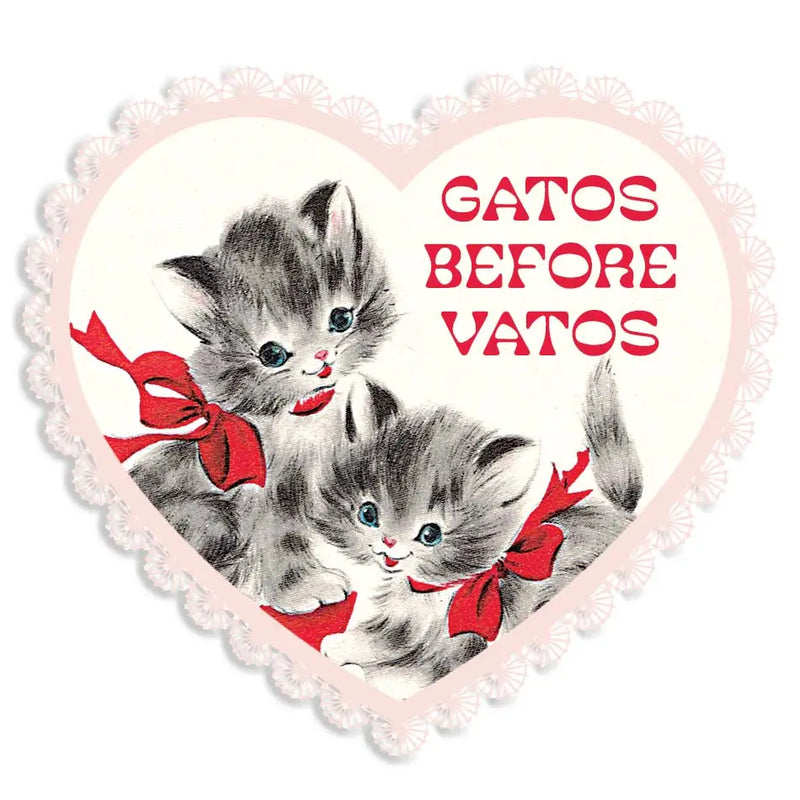 Gatos Before Vatos Sticker