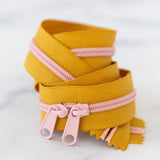 Yellow & Orange Zippers