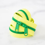 Yellow & Orange Zippers