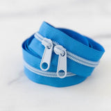 Blue Zippers