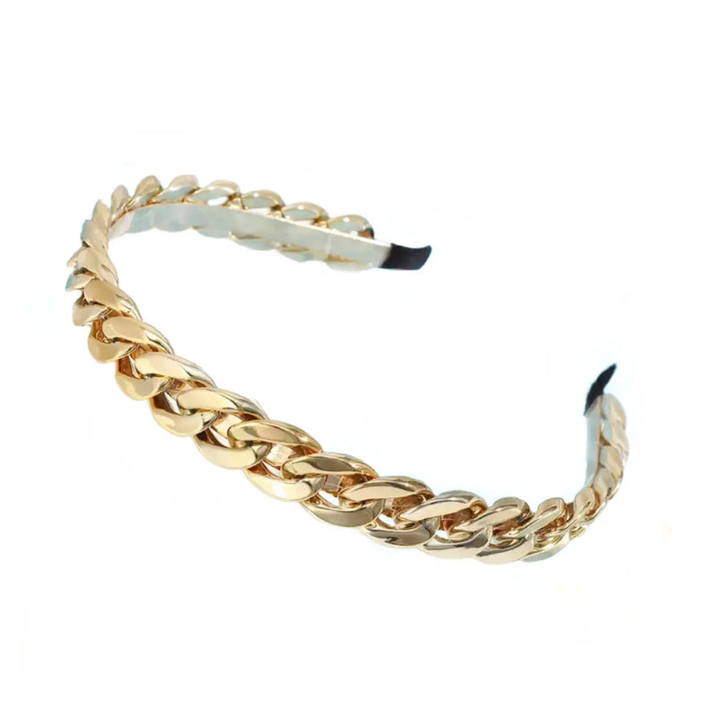 Glam Gold Chain Headbands
