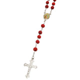 Guadalupe Red Wood Rosary
