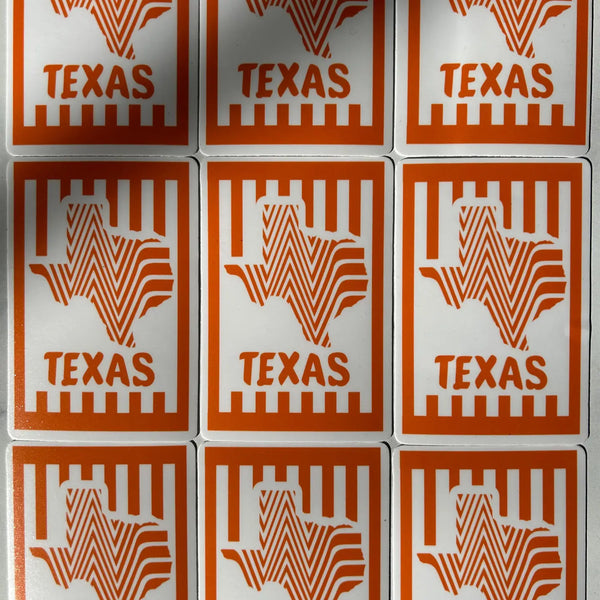 Texas Burger Sticker