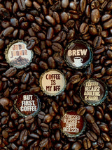 Coffee Magnets - Handmade