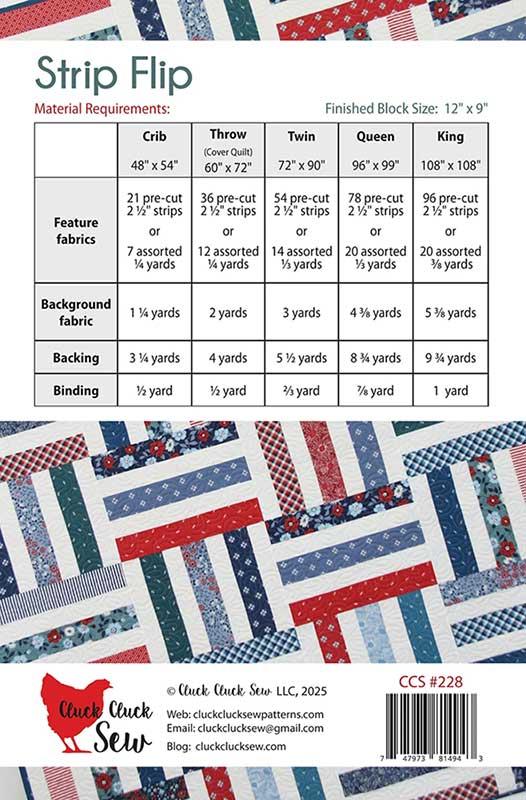 Strip Flip Quilt Pattern