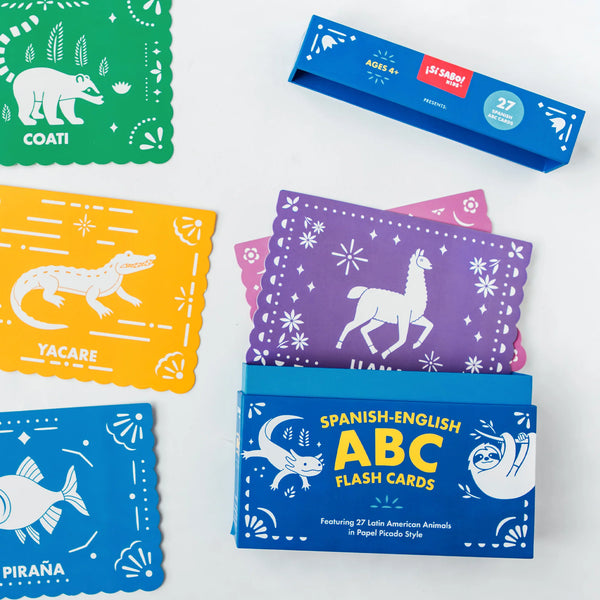 Spanish - English ABC Flash Cards