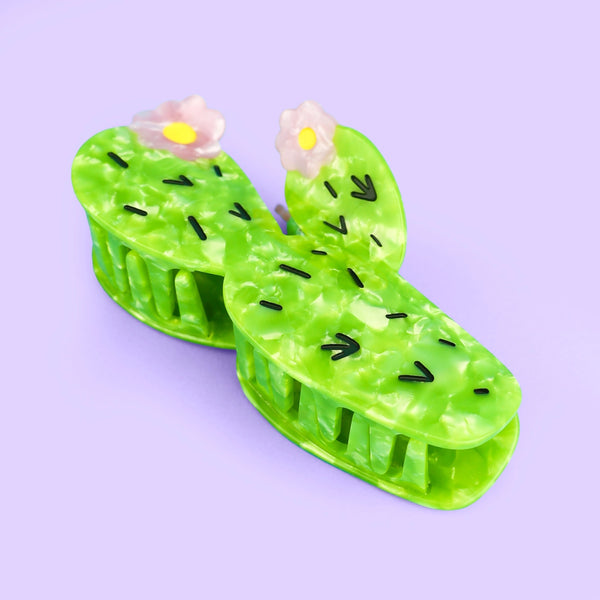 Cactus Prickly Pear Hair Clip