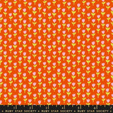 F3366 - 1 800 Calico - Warm Red - Retro Flowers