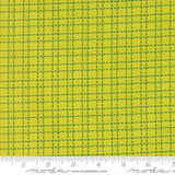 F3341 - Maker's Delight - Acid Green - Plaid Grid