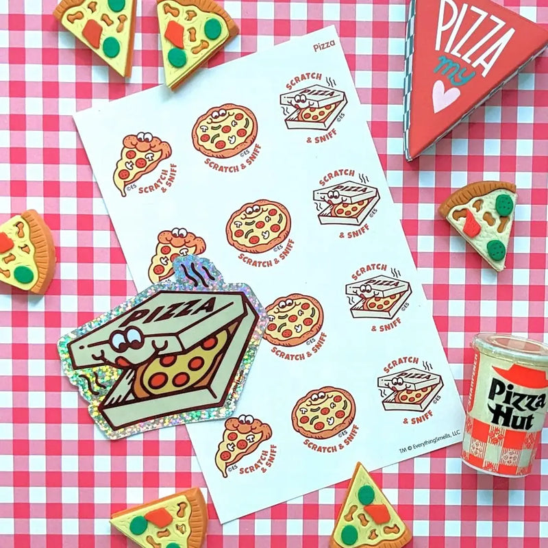 Pizza Scratch & Sniff Stickers