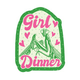 Girl Dinner Sticker