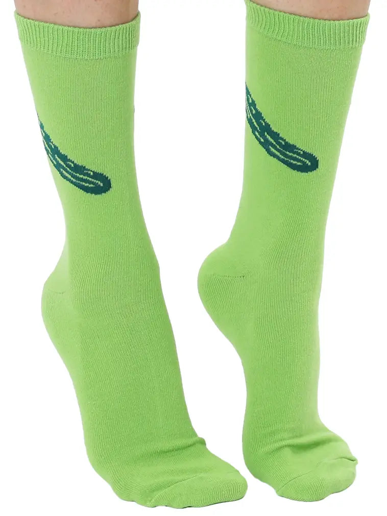 Pickle - Bright Green 3D Socks