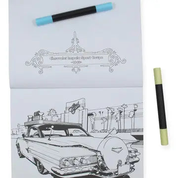 Lowrider Coloring Book at Sew Bonita in Corpus Christi, TX.