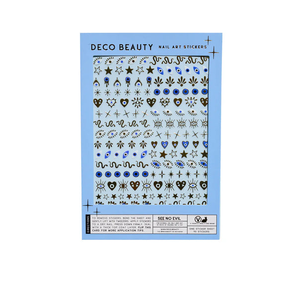 See No Evil Nail Art Stickers