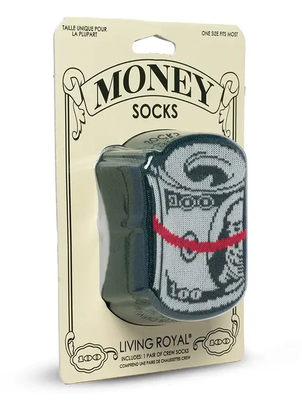 Roll of Cash - Dark Green 3D Socks
