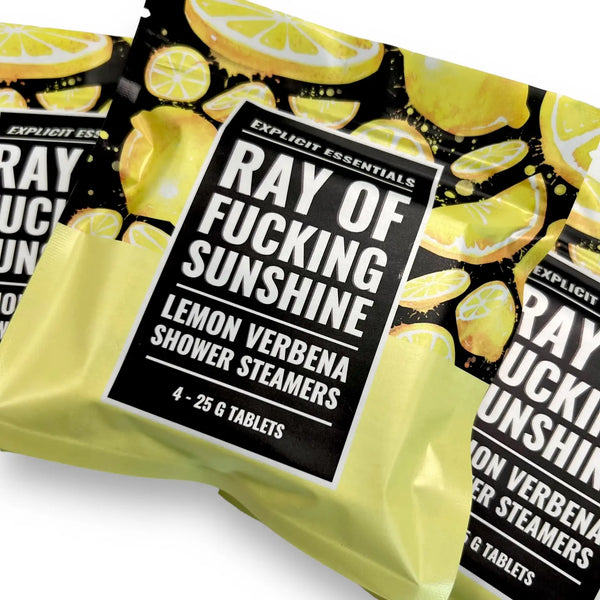 Ray of Fucking  Sunshine Shower Steamers