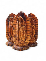 Hand Carved Wooden Virgen de Guadalupe