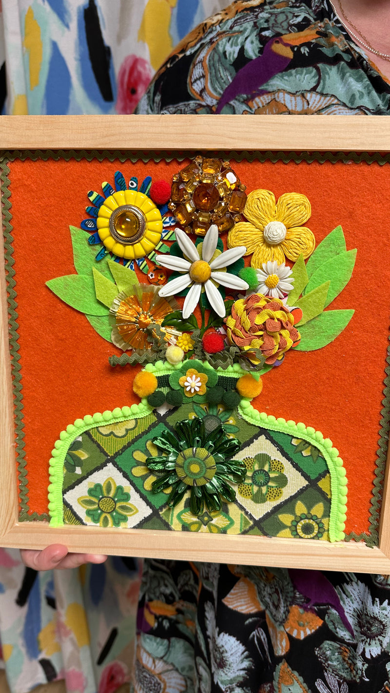 June 21, 2025 / 6:30pm-8:30pm - Framed Floral Art Workshop