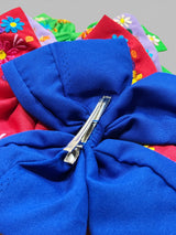 Floral Embroidered Bow