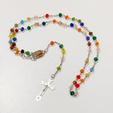 Crystal Virgin Mary Rosary
