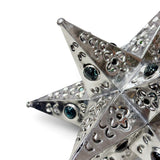 Large Tin Star (with Marbles) Decorative Hanging