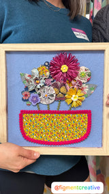 June 21, 2025 / 6:30pm-8:30pm - Framed Floral Art Workshop