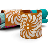 Traditional Hand Painted Metal Napkin Ring