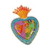 Large Tin Hummingbird Sacred Hearts