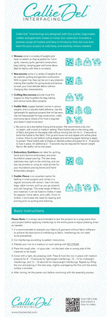 Non-Woven Lightweight Fusible Interfacing
