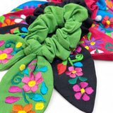 Embroidered Scrunchie
