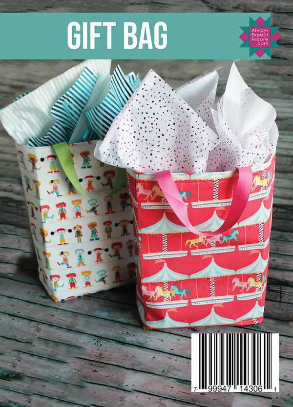 Gift Bag Post Card Pattern
