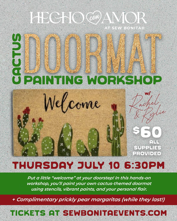 July 10th, 2025 / Cactus Mat Painting Workshop