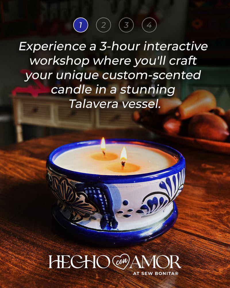 September 23, 2023 / Talavera Candle Making w/ All Day Joy
