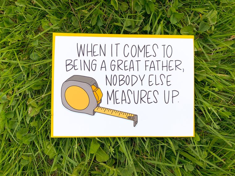 Construction Father's Day Card
