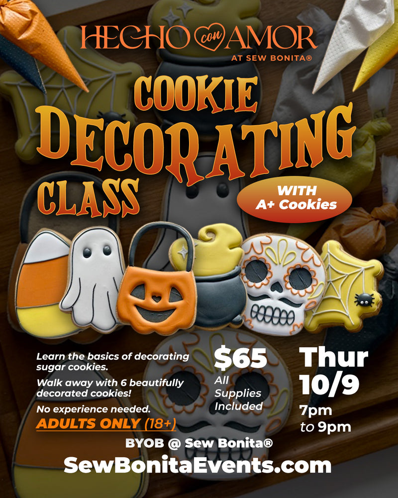 October 9th, 2025 / Halloween Cookie Decorating Class