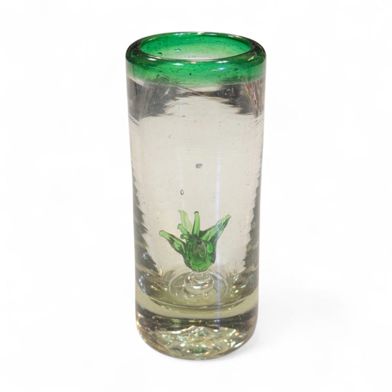 Shot Glass (with glass art)