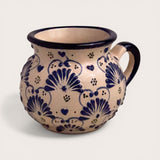 Blue Amor Round Talavera Mug