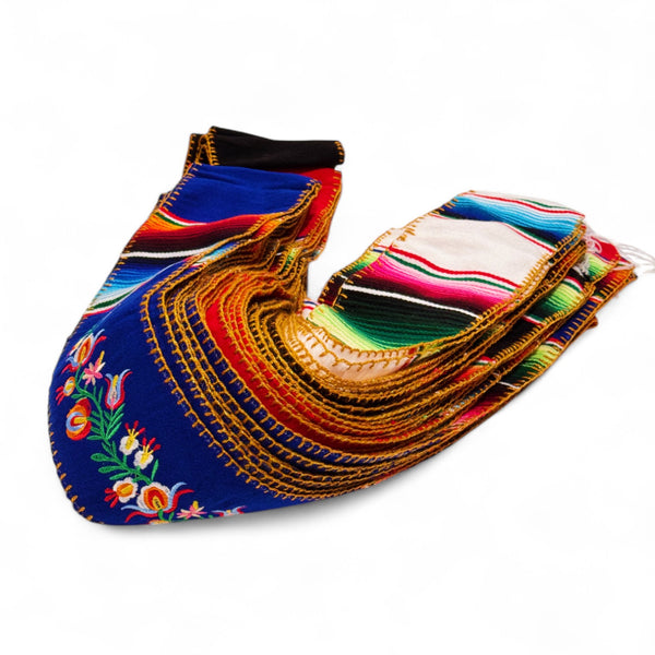 Graduation Serape Stole (Flowers + Virgen de Guadalupe) - Multiple Colors