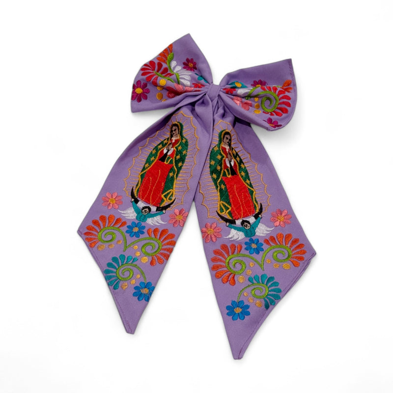 Virgen Embroidered Bows