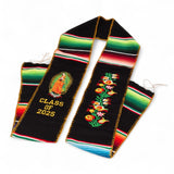 Graduation Serape Stole (Flowers + Virgen de Guadalupe) - Multiple Colors