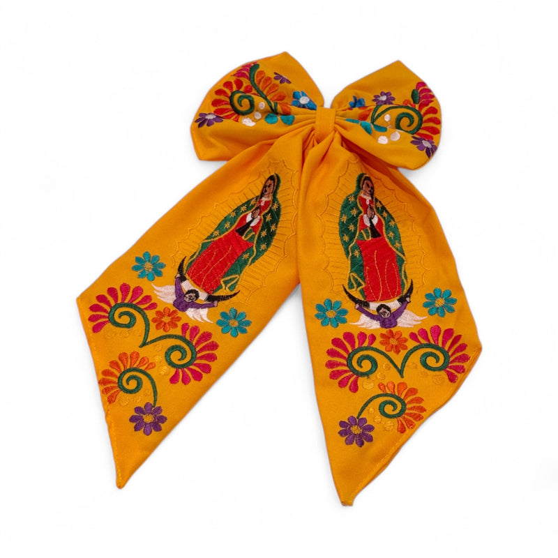 Virgen Embroidered Bows