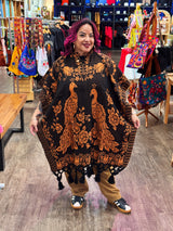 Peacocks Pancho (Multiple Colors)