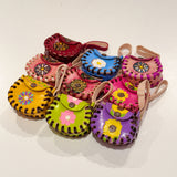 Single Flower Airpod/Wireless Headphone Leather Case (Small)
