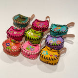 Multi- Flower Airpod/Wireless Headphone Leather Case (Large)