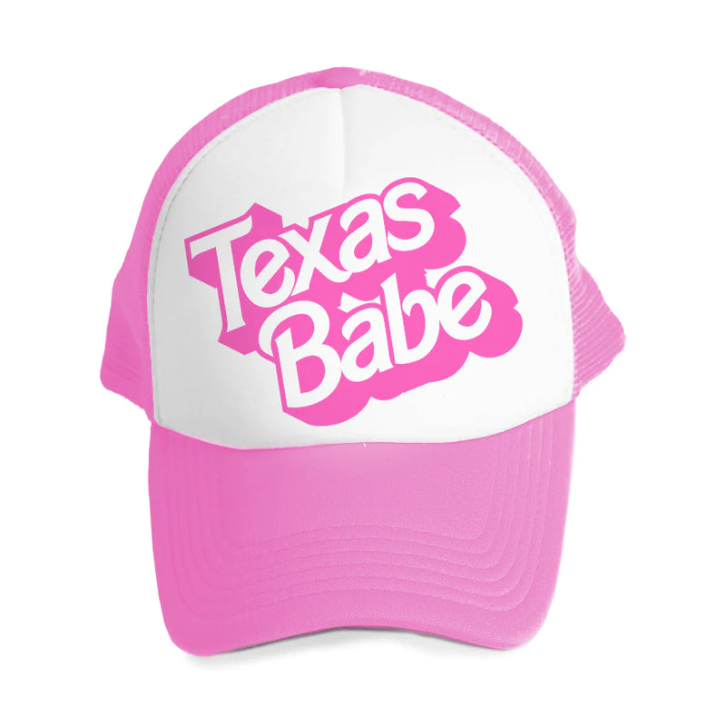 Texas Babe Foam Trucker Hat (Pink)