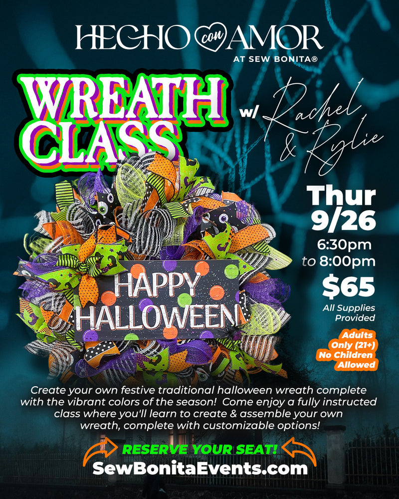 Sept 26th, 2024 / Halloween Wreath Workshop